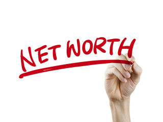 net worth words written by hand