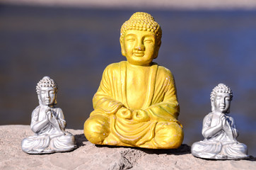 One Ancient Buddha Statue
