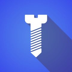Long shadow screw icon
