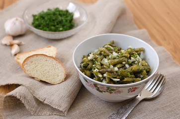 Marinated green beans