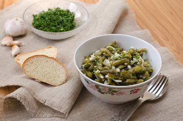 Marinated green beans