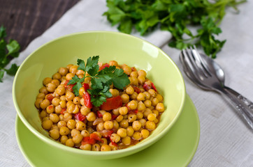 Chickpea stew with vegetables