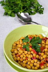 Chickpea stew with vegetables