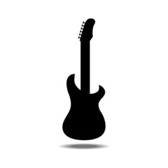 Fototapeta premium silhouettes of guitar