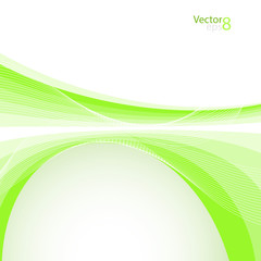 Abstract green background. Vector Illustration