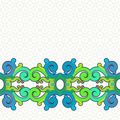 Color ornament, white background.