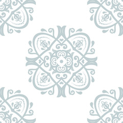 Damask Seamless  Pattern. Orient Background