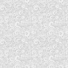 Obraz premium White floral paper background