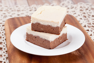 piece chocolate cake