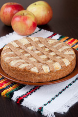 apple pie with cheese cream