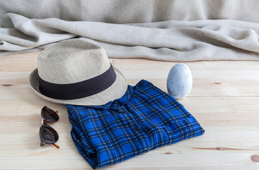 Set of various clothes and accessories for women