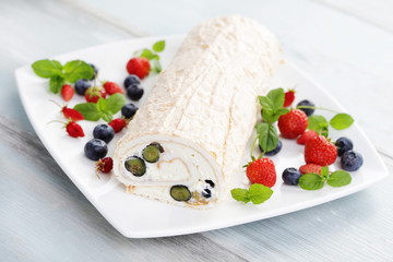 summer Swiss roll