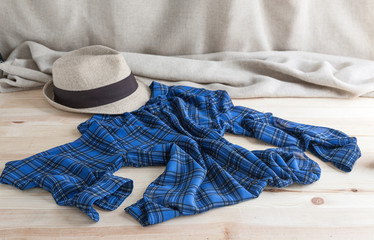 Set of various clothes and accessories for women