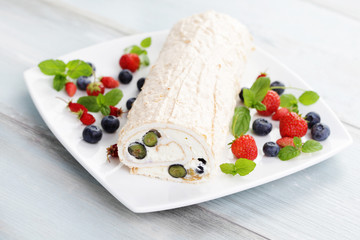 summer Swiss roll
