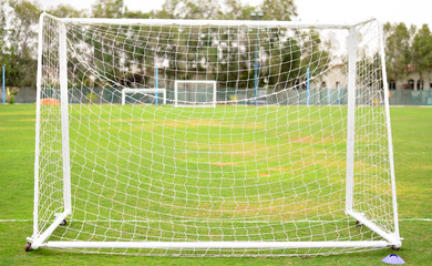 soccer field grass Goal