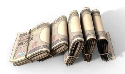 Wads Of Notes Pile Light