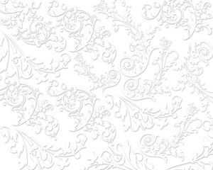Fototapeta premium Elegant floral textures background