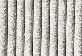 fence of white pipes