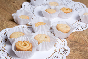 different sugar cookies on the table