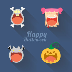 Halloween icon set