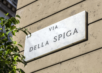 Della Spiga shopping street, Milan