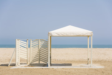 Gazebo on the beach