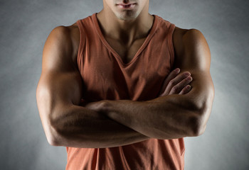 young male bodybuilder
