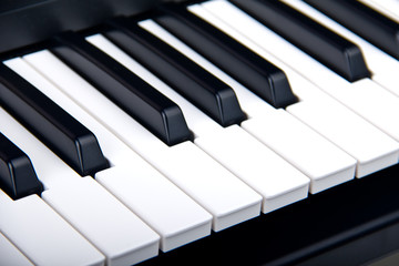 black and white piano keys