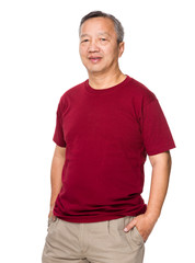 Fototapeta premium Retired asian man