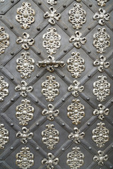 old metal Church door