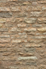 Old stone wall of an old fortress