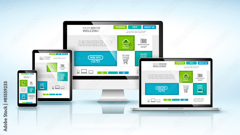 Sticker web design concept. vector