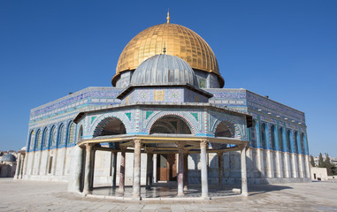 Jerusalem - Dom of Rock on the Temple Mount from east