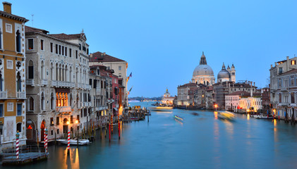 Fototapeta na wymiar Venice at dusk, Italy