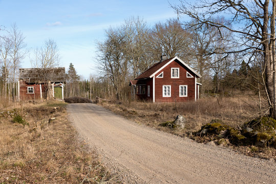 Abandoned farmhouse in Sweden