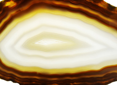 agate with chalcedony geological crystal
