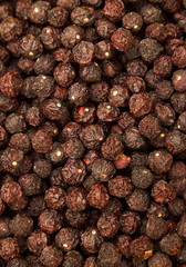 dry cherry as background