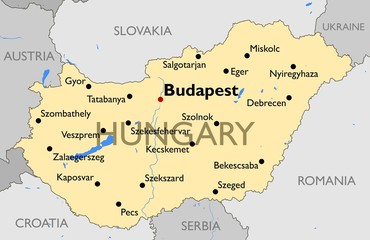 Hungary map