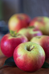 harvest of apples