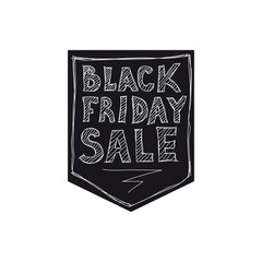 black Friday sale. freehand drawing