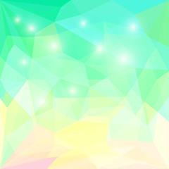 Abstract bright polygonal triangular geometric background