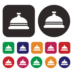 Hotel Bell, Service Bell, Reception bell icon