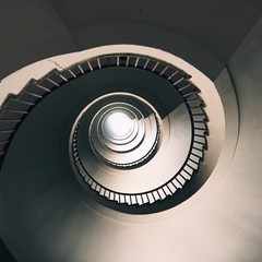 Amazing spiral stairway