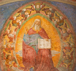 Obraz premium Rome - The fresco of God the Father - San Pietro in Montorio