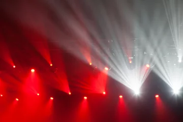Photo sur Plexiglas Lumière et ombre Lumières de scène sur concert.