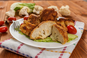 Fried cauliflower
