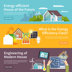 Energy Saving House Banner