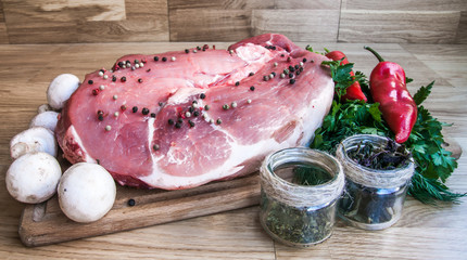 raw meat