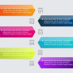 Vector colorful info graphics for your business presentations.