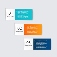 Vector colorful info graphics for your business presentations.